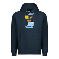 Navy Just Chill Premium Hoodie - artisFamous