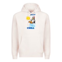 Pale Pink Just Chill Premium Hoodie - artisFamous