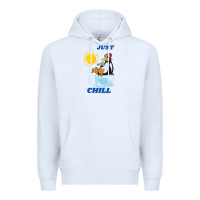 White Just Chill Premium Hoodie - artisFamous