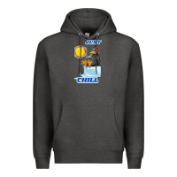 Charcoal Heather Just Chill Premium Hoodie - artisFamous