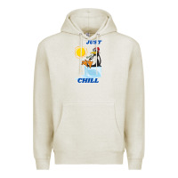 Oatmeal Heather Just Chill Premium Hoodie - artisFamous
