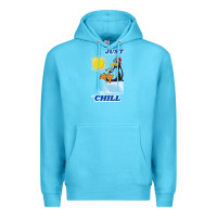 Ocean Blue Just Chill Premium Hoodie - artisFamous