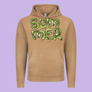 Summer Kiwi Vintage Hoodie Designed By Barkaloodesign