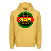 Antique Gold GARAGE CAR GASOLINE Premium Hoodie - artisFamous