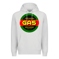 Dove Grey GARAGE CAR GASOLINE Premium Hoodie - artisFamous