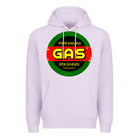 Lilac GARAGE CAR GASOLINE Premium Hoodie - artisFamous