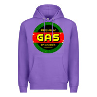 Purple GARAGE CAR GASOLINE Premium Hoodie - artisFamous