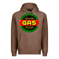 Chestnut GARAGE CAR GASOLINE Premium Hoodie - artisFamous