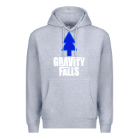 Heather Grey gravity falls dipper blue pine premium Premium Hoodie - artisFamous