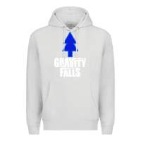 Dove Grey gravity falls dipper blue pine premium Premium Hoodie - artisFamous