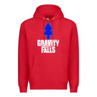 Red gravity falls dipper blue pine premium Premium Hoodie - artisFamous