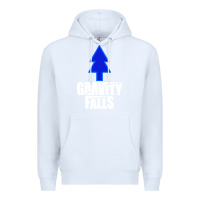 White gravity falls dipper blue pine premium Premium Hoodie - artisFamous
