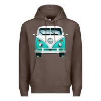 Coffee hippie surf van Premium Hoodie - artisFamous