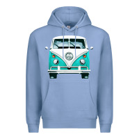 Colony Blue hippie surf van Premium Hoodie - artisFamous