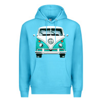 Ocean Blue hippie surf van Premium Hoodie - artisFamous