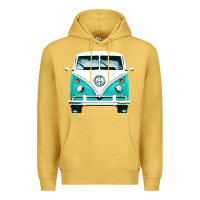 Antique Gold hippie surf van Premium Hoodie - artisFamous