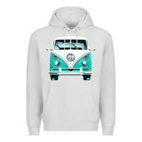 Dove Grey hippie surf van Premium Hoodie - artisFamous