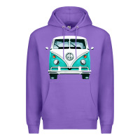 Purple hippie surf van Premium Hoodie - artisFamous