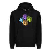 Black adhd mental health matters Premium Hoodie - artisFamous