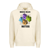 Tofu adhd mental health matters Premium Hoodie - artisFamous