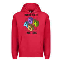 Cardinal adhd mental health matters Premium Hoodie - artisFamous