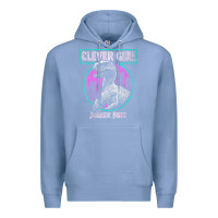 Colony Blue distressed teal raptor clever girl t shirt Premium Hoodie - artisFamous