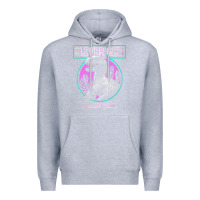Heather Grey distressed teal raptor clever girl t shirt Premium Hoodie - artisFamous