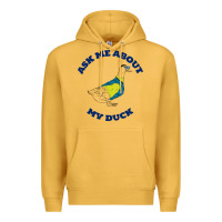 Mustard ask me about my duck Premium Hoodie - artisFamous