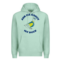 Seafoam ask me about my duck Premium Hoodie - artisFamous