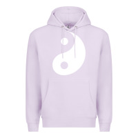 Lilac yin yang Premium Hoodie - artisFamous