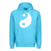 Ocean Blue yin yang Premium Hoodie - artisFamous