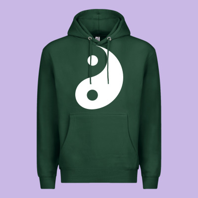 Yin Yang Premium Hoodie Designed By Artisfamous