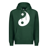 Sports Green yin yang Premium Hoodie - artisFamous