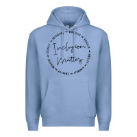 Colony Blue inclusion matters with empathy bravery respect Premium Hoodie - artisFamous