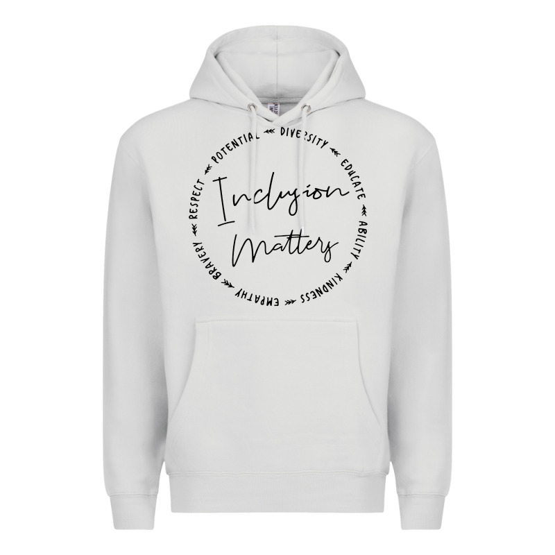 Inclusion Matters With Empathy Bravery Respect Premium Hoodie by artisFamous | Teevron