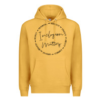 Mustard inclusion matters with empathy bravery respect Premium Hoodie - artisFamous