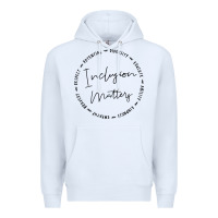 White inclusion matters with empathy bravery respect Premium Hoodie - artisFamous