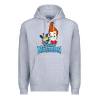 Heather Grey jimmy neutron goddard title vintage poster Premium Hoodie - artisFamous