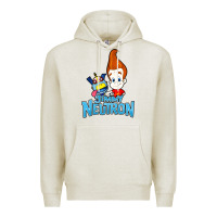 Oatmeal Heather jimmy neutron goddard title vintage poster Premium Hoodie - artisFamous