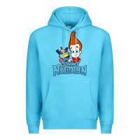Ocean Blue jimmy neutron goddard title vintage poster Premium Hoodie - artisFamous