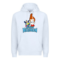 White jimmy neutron goddard title vintage poster Premium Hoodie - artisFamous