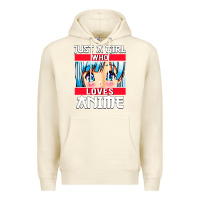 Sandshell just a girl who loves anime japanese cute Premium Hoodie - artisFamous