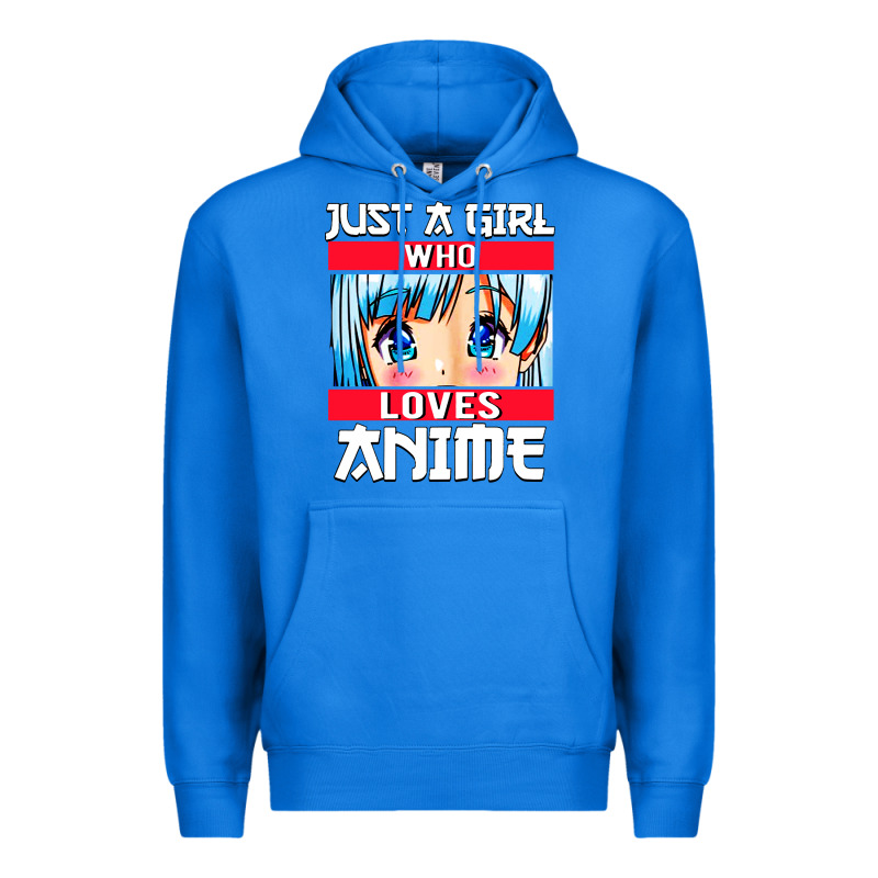 Just A Girl Who Loves Anime Japanese Cute Premium Hoodie by artisFamous | Teevron