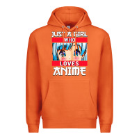 Carrot just a girl who loves anime japanese cute Premium Hoodie - artisFamous