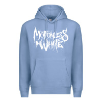 Colony Blue motionless in white Premium Hoodie - artisFamous