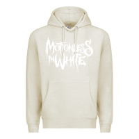 Oatmeal Heather motionless in white Premium Hoodie - artisFamous