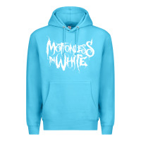 Ocean Blue motionless in white Premium Hoodie - artisFamous