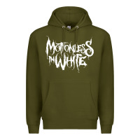 Army Green motionless in white Premium Hoodie - artisFamous