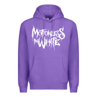 Purple motionless in white Premium Hoodie - artisFamous
