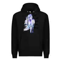 Black just a girl who loves horses Premium Hoodie - artisFamous